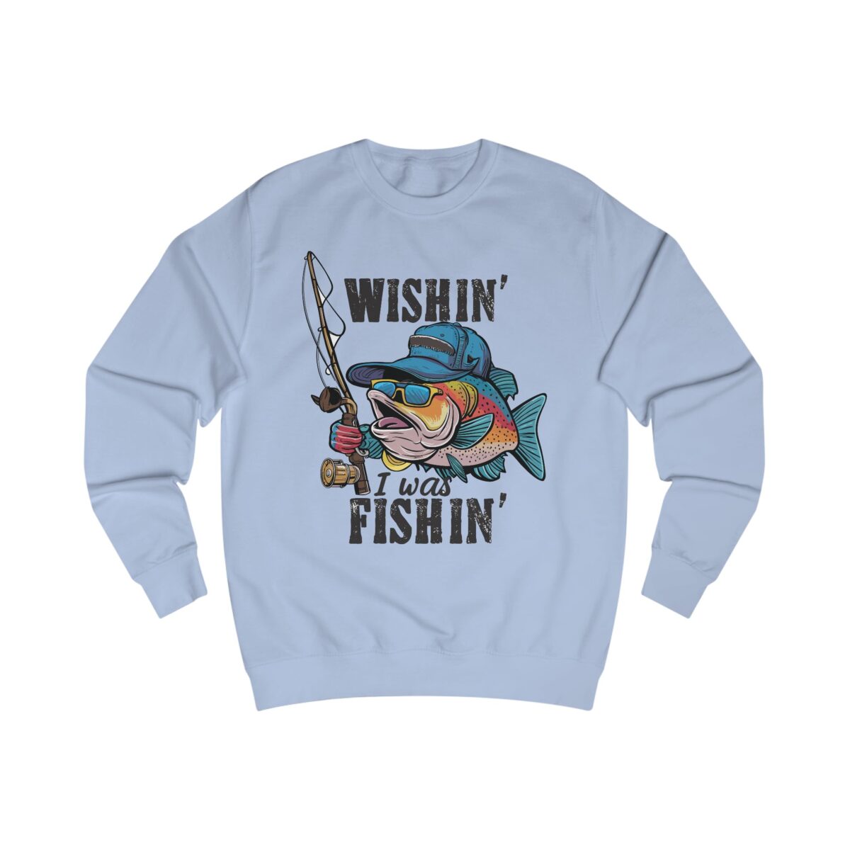 Wishin' I was Fishin' Unisex Sweatshirt - Image 11