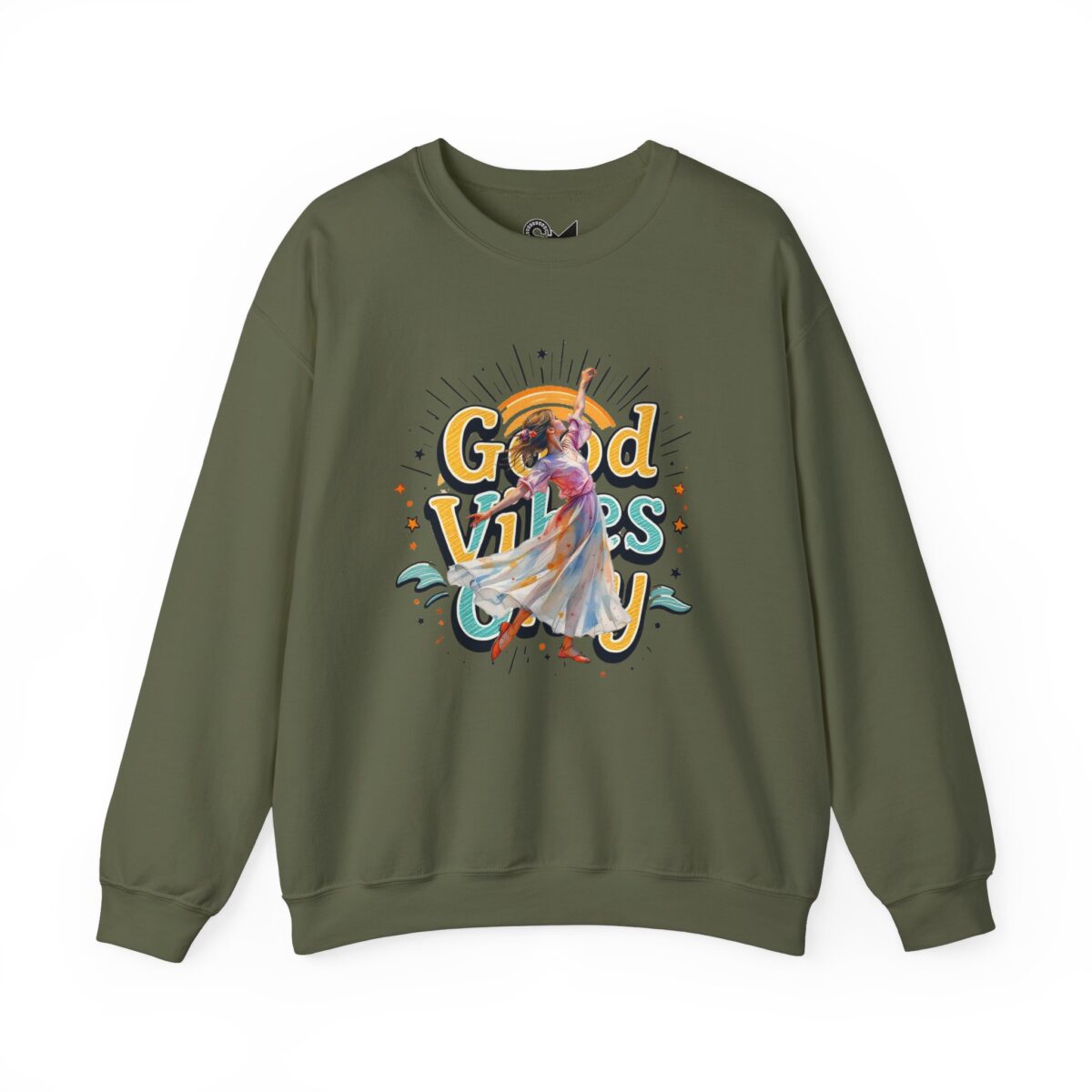 Good vibes only Unisex Heavy Blend™ Crewneck Sweatshirt - Image 21