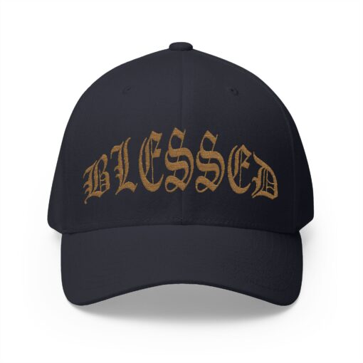 Blessed Embroidered Cap - Stylish Closed-Back Structured Hat for Faith and Everyday Wear - Image 13