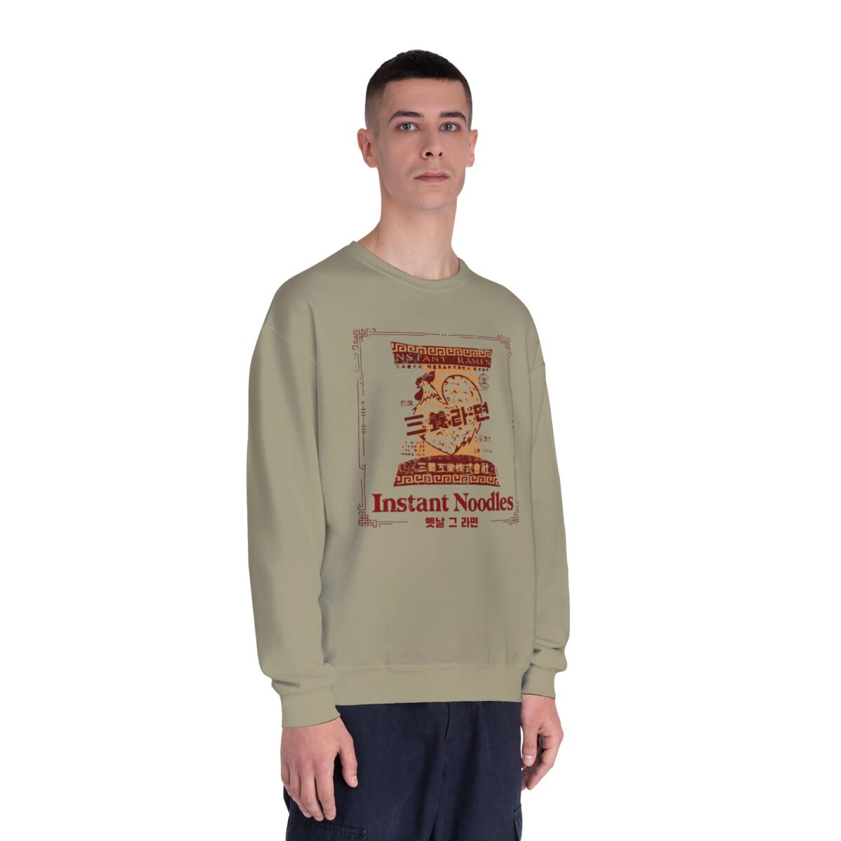 Korean first instant noodle Unisex NuBlend® Crewneck Sweatshirt - Image 7
