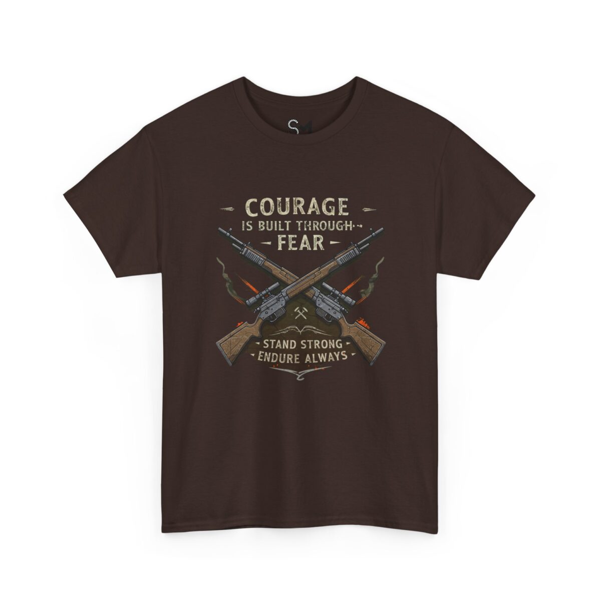 Courage is built through fear Unisex Heavy Cotton Tee - Image 7
