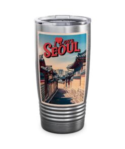 I love Seoul vintage Ringneck Tumbler, 20oz