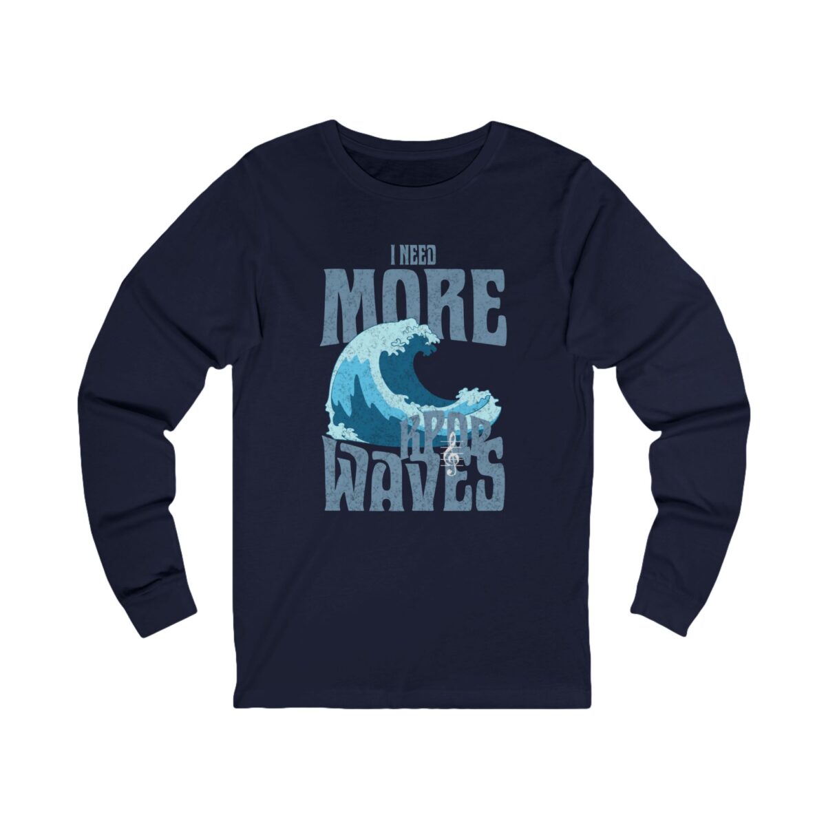I Need More Waves Long Sleeve Tee - Surfing T-Shirt for Ocean Lovers - Image 5