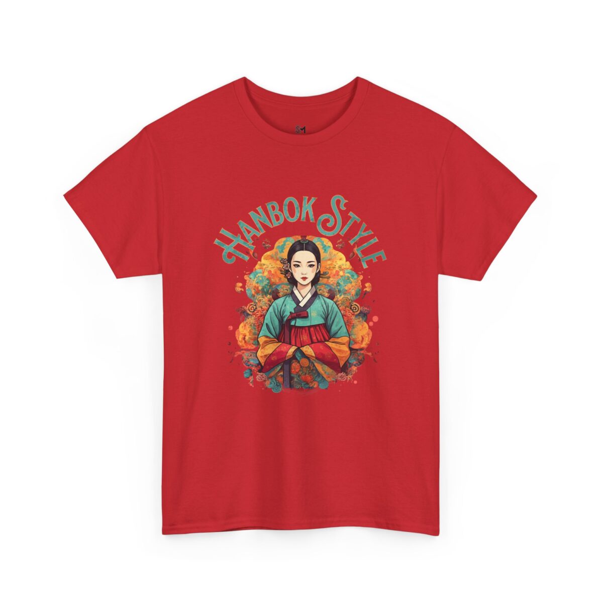 Hanbok Style Unisex Heavy Cotton Tee - Image 47