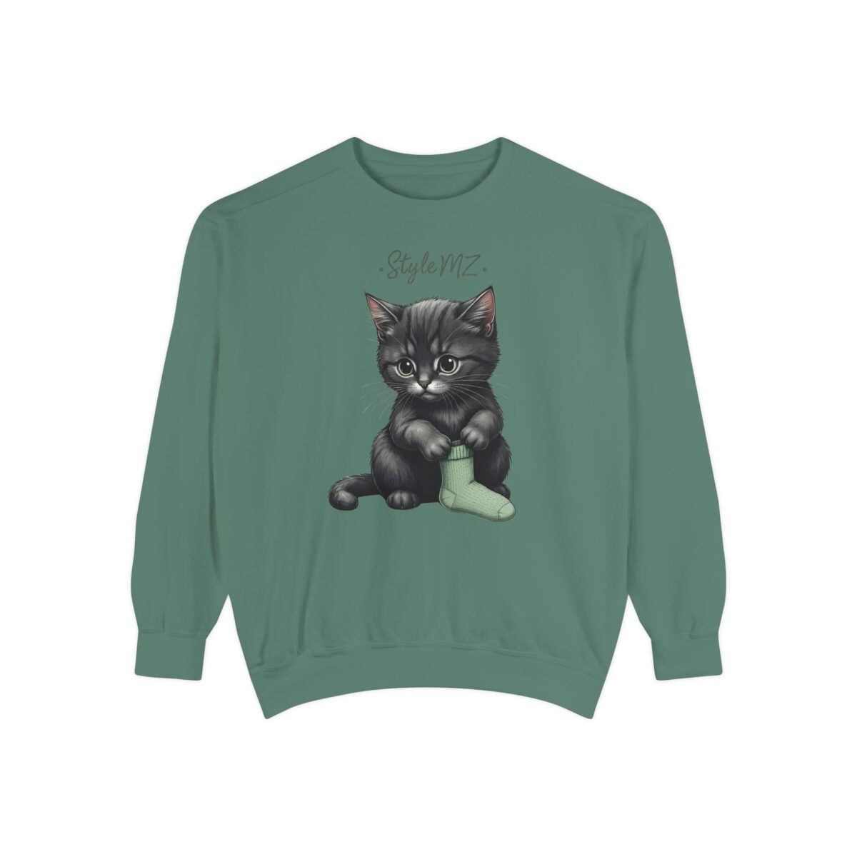 Kittt's cozy moment Unisex Garment-Dyed Sweatshirt