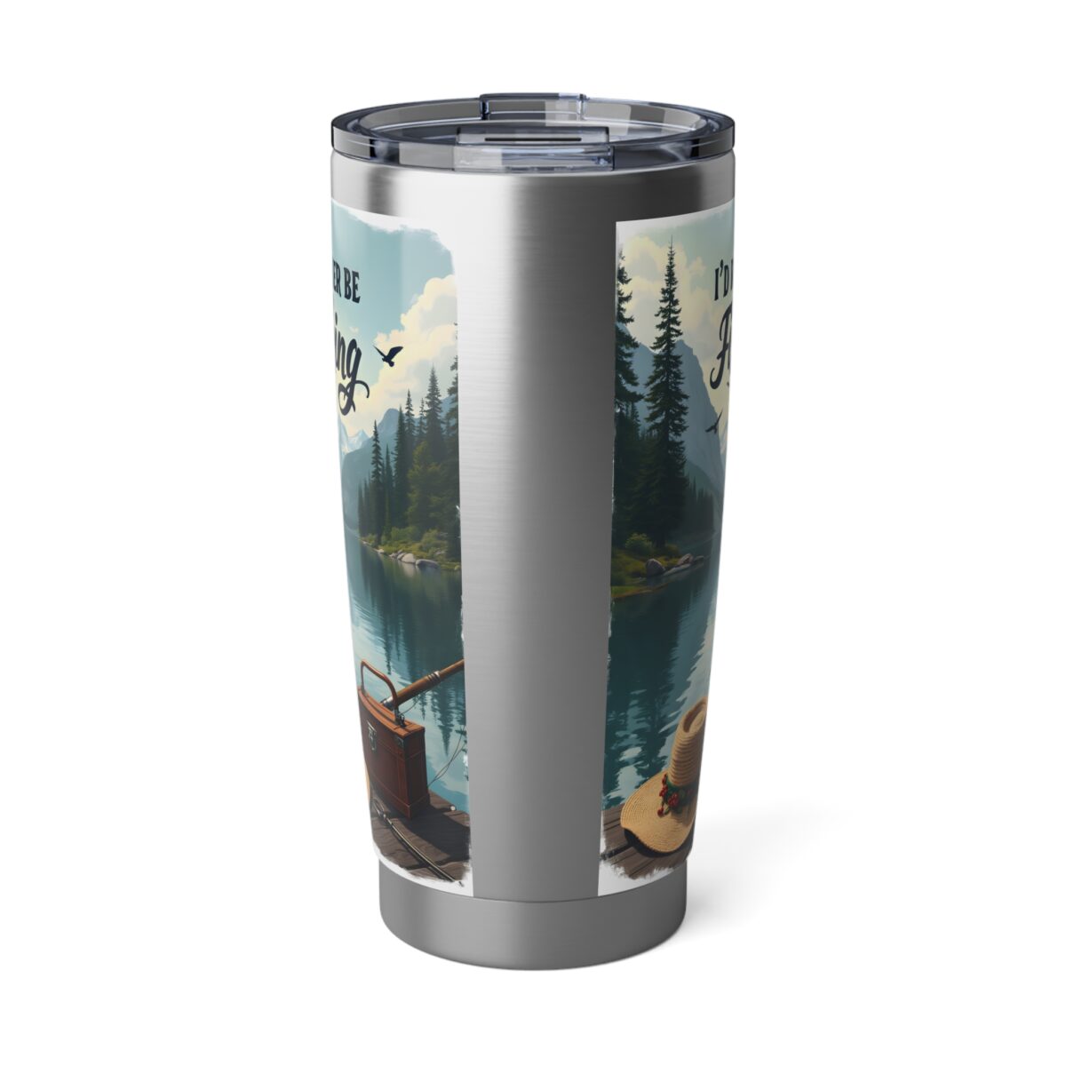 I'd rather be fishing Vagabond 20oz Tumbler - Image 2