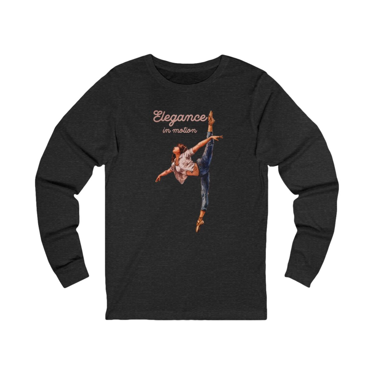 Elegance in motion Unisex Jersey Long Sleeve Tee - Image 13