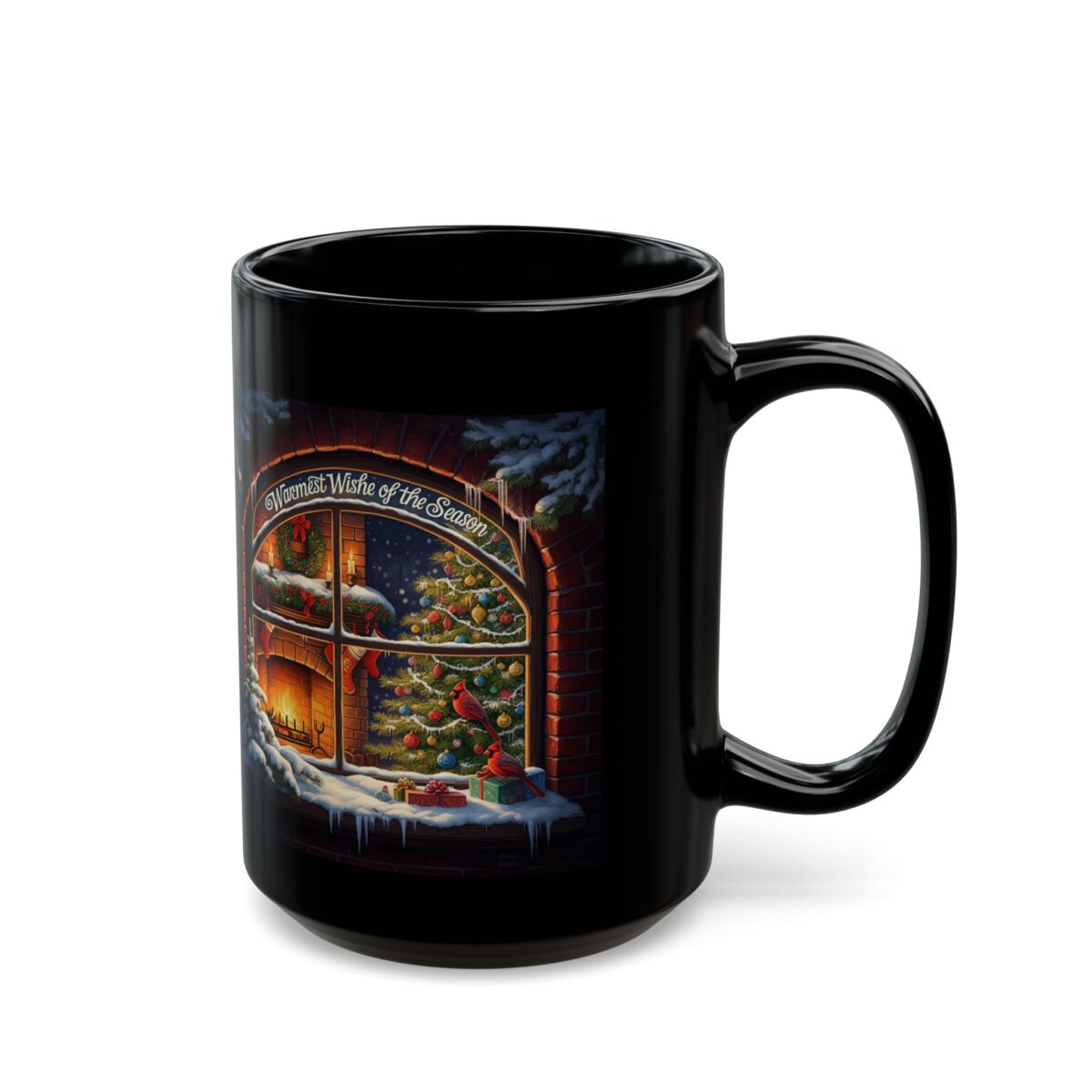 Warmest wish Black Mug (11oz, 15oz) - Image 6