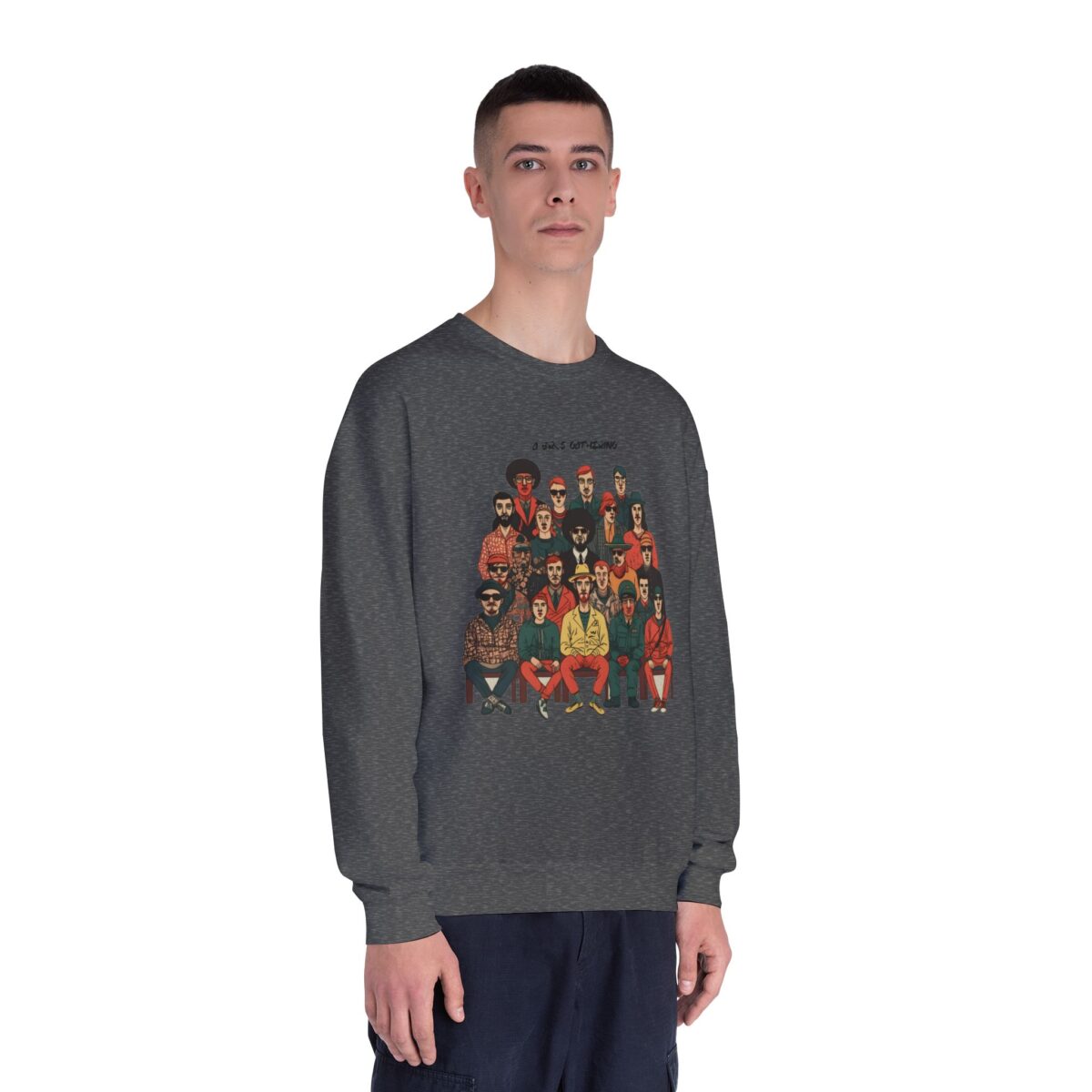 A bros gathering Unisex NuBlend® Crewneck Sweatshirt - Image 11