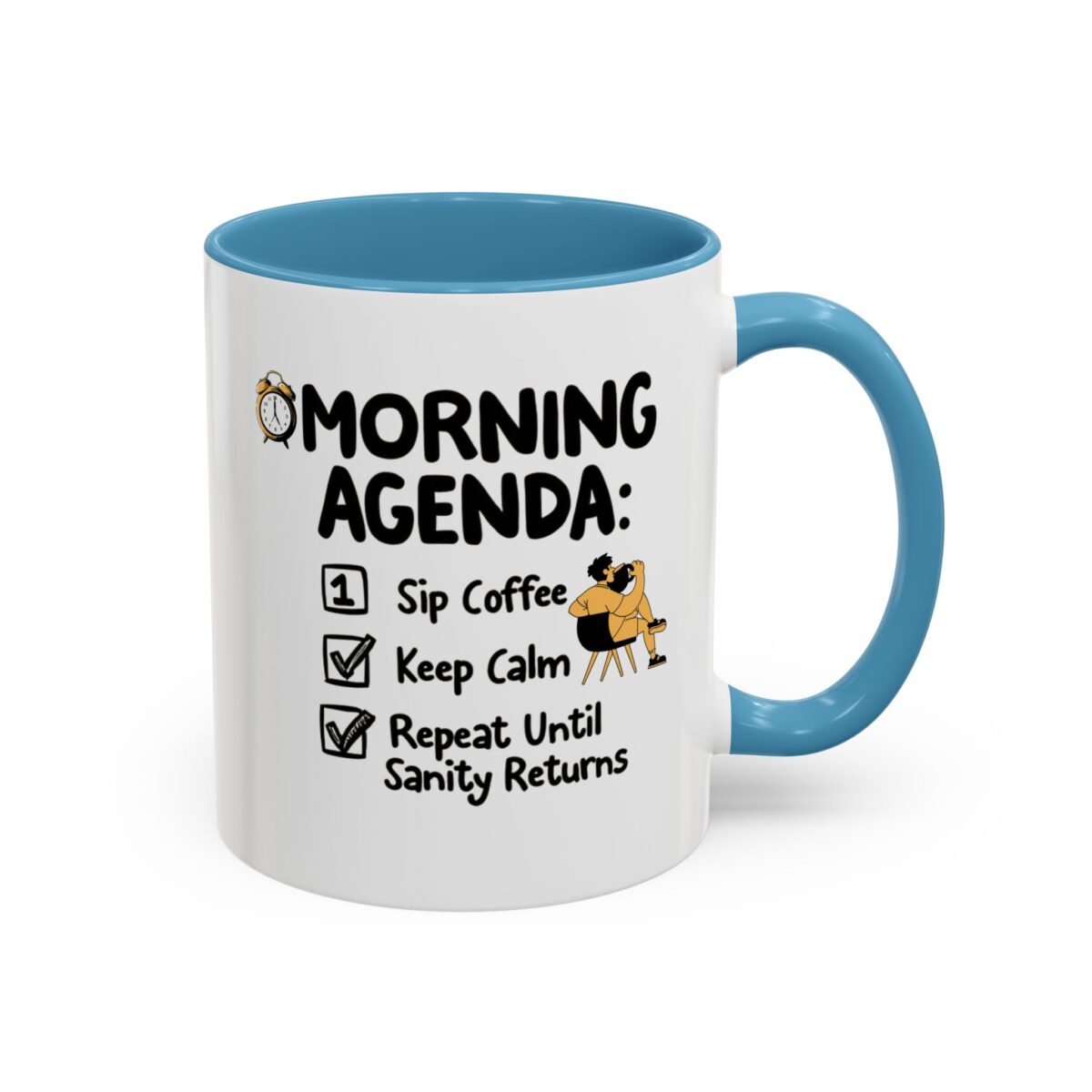 Morning Agenda Accent Coffee Mug (11, 15oz) - Image 34