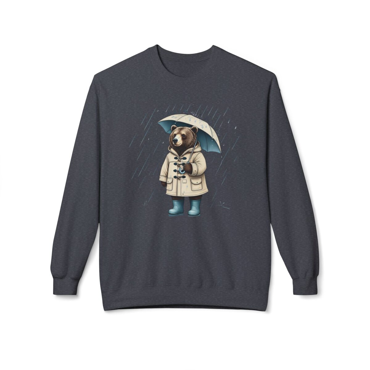 Singing in the rain Unisex Midweight Softstyle Fleece Crewneck Sweatshirt - Image 17
