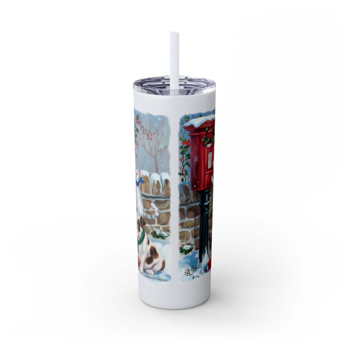 At the postbox Skinny Tumbler with Straw, 20oz - Image 5