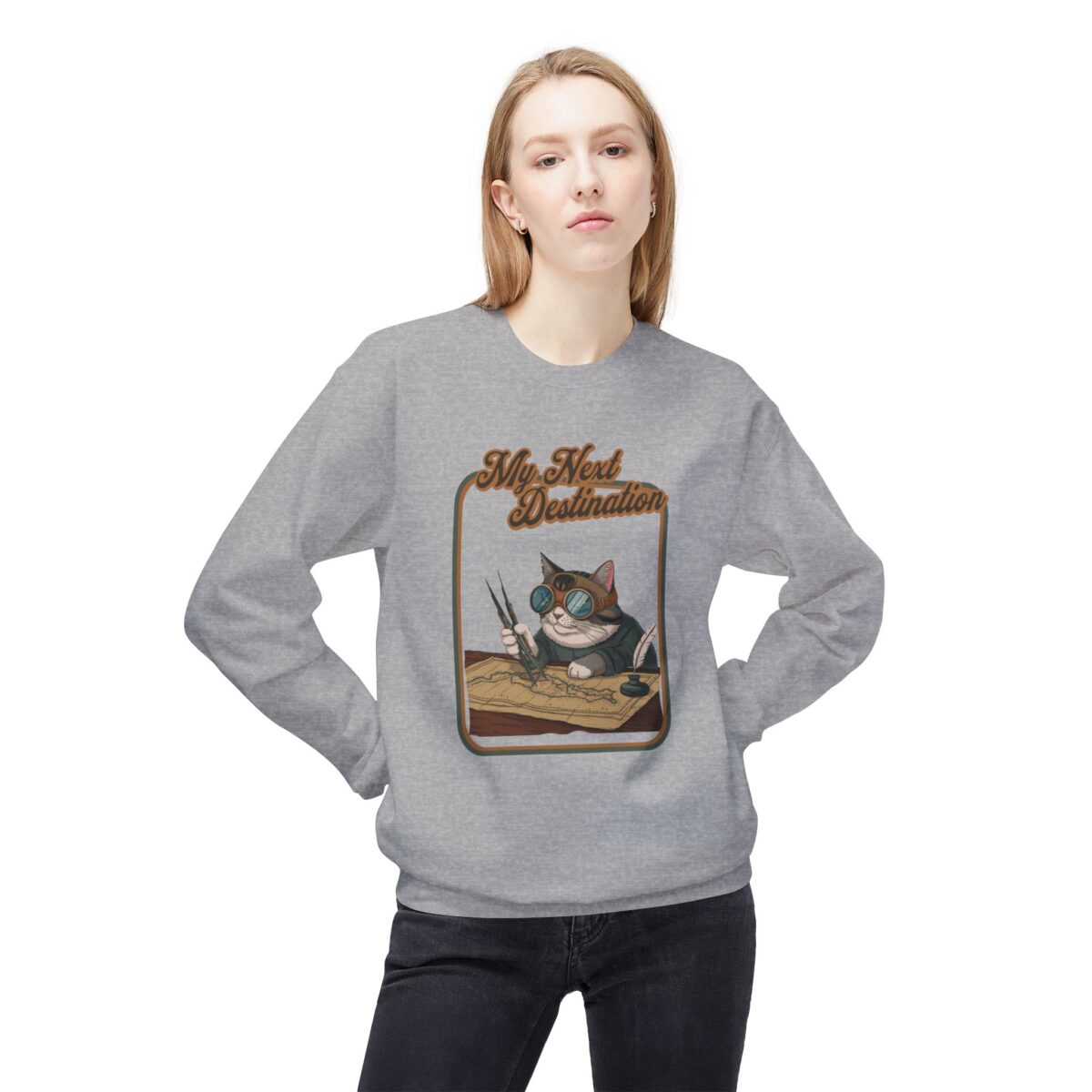 My next destintion Unisex Midweight Softstyle Fleece Crewneck Sweatshirt - Image 15