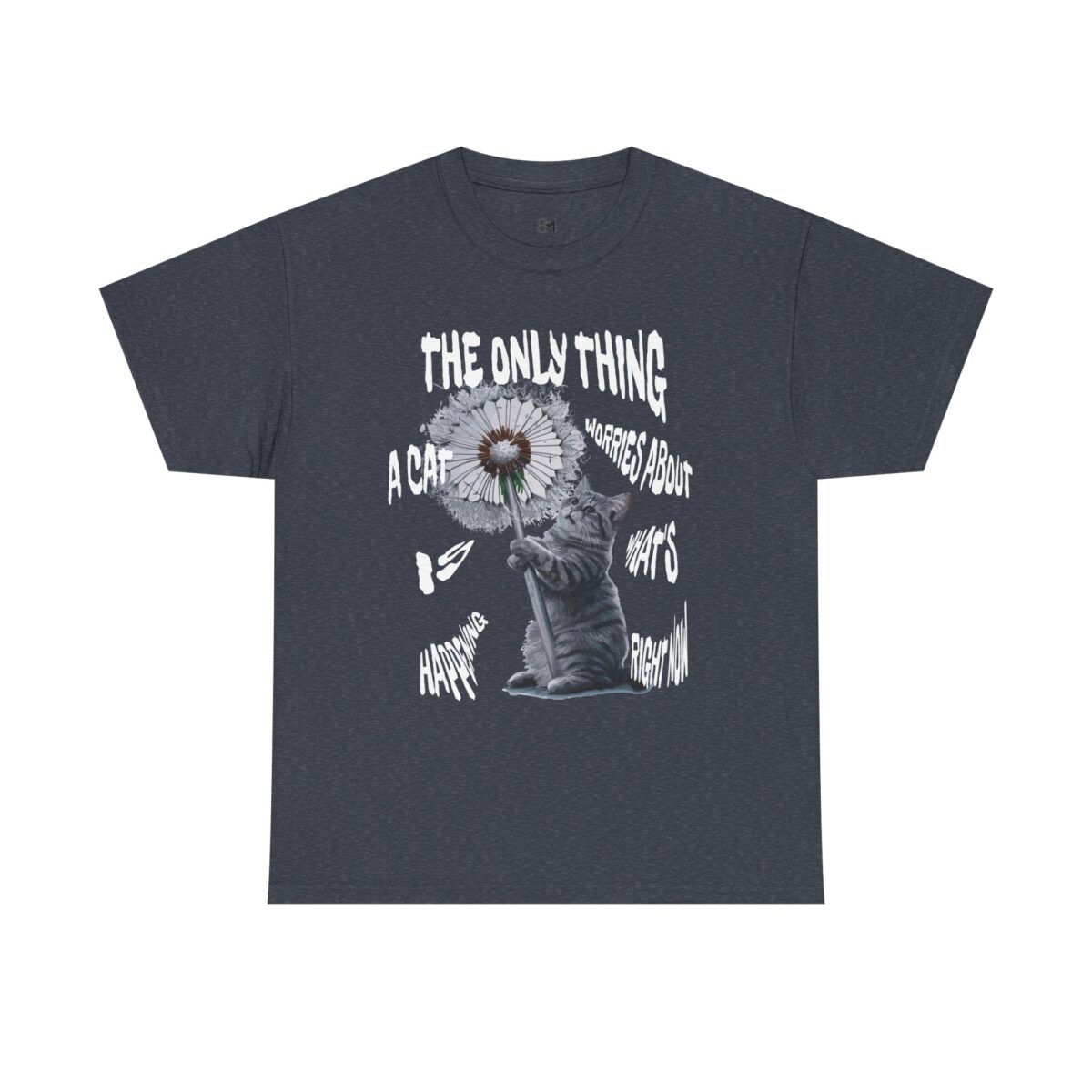 Cat worries Unisex Heavy Cotton Tee - Image 21