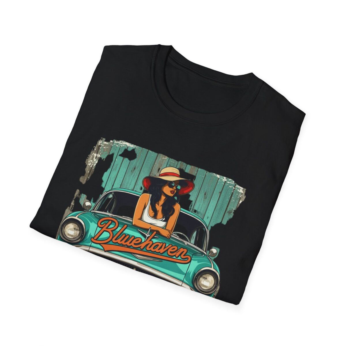 Blue haven Unisex Softstyle T-Shirt - Image 16