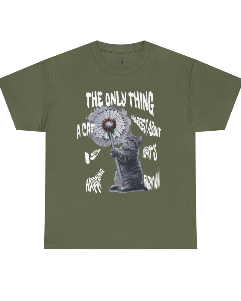 Cat worries Unisex Heavy Cotton Tee