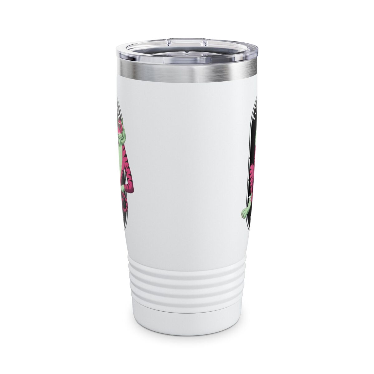 Too cool for decaf Ringneck Tumbler, 20oz - Image 2