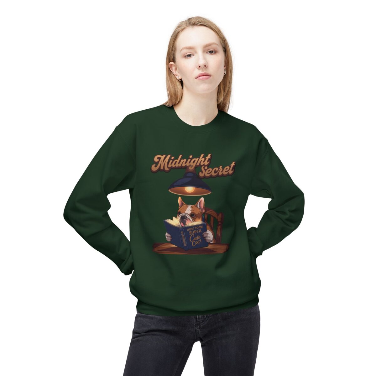 Midnight secret II Unisex Midweight Softstyle Fleece Crewneck Sweatshirt - Image 3