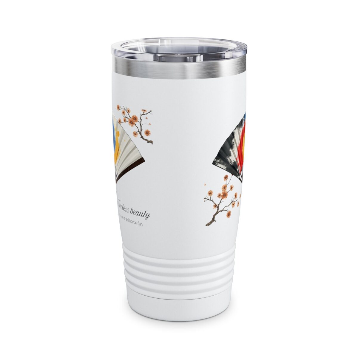Korean traditional fan Ringneck Tumbler, 20oz - Image 3