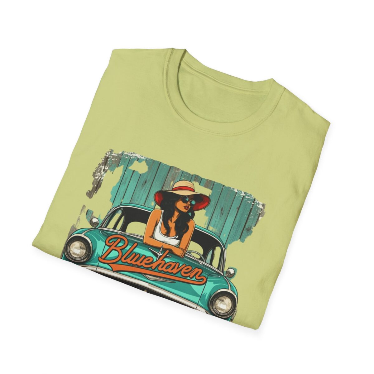 Blue haven Unisex Softstyle T-Shirt - Image 20