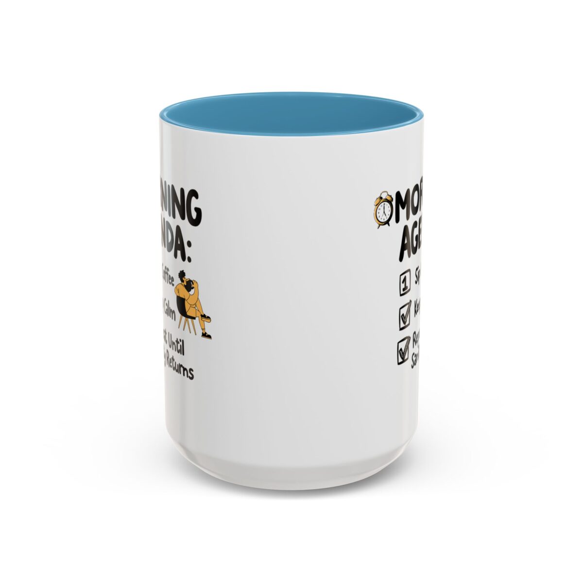 Morning Agenda Accent Coffee Mug (11, 15oz) - Image 37