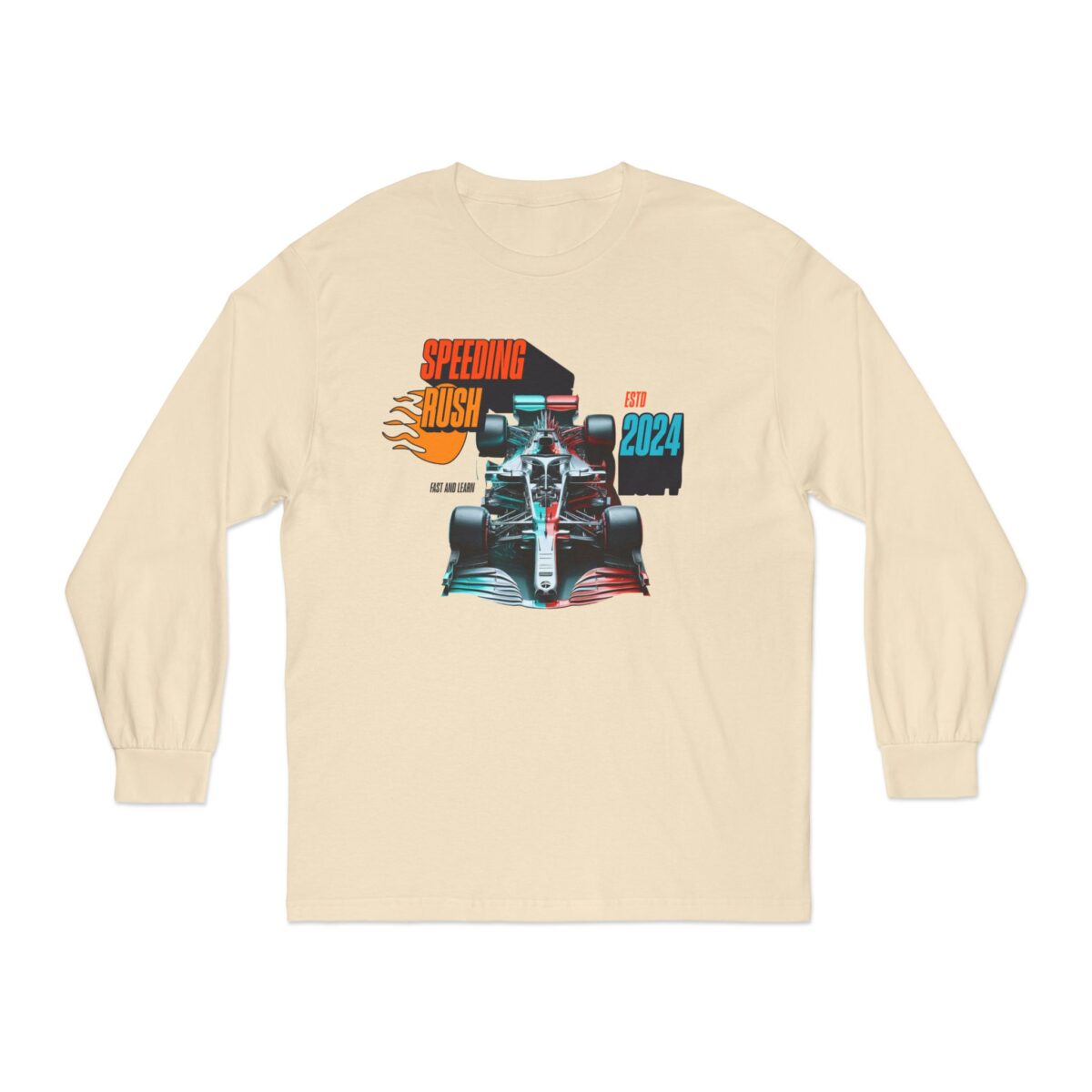 Speeding Rush Unisex Classic Long Sleeve T-Shirt - Image 5