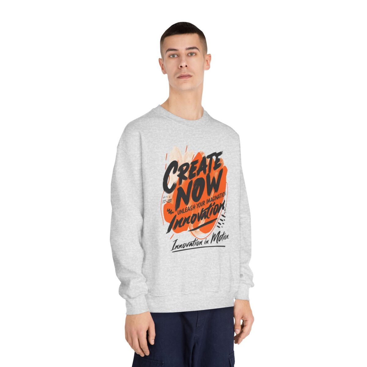 Create now Unisex DryBlend® Crewneck Sweatshirt - Image 12