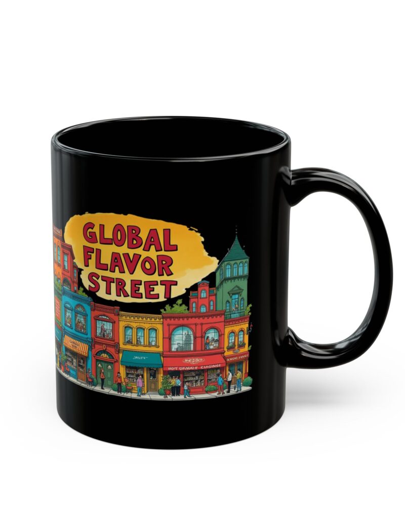 Global flavor street Black Mug (11oz, 15oz)