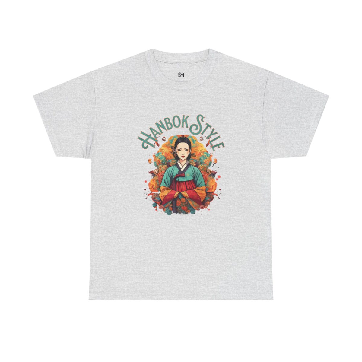 Hanbok Style Unisex Heavy Cotton Tee - Image 9