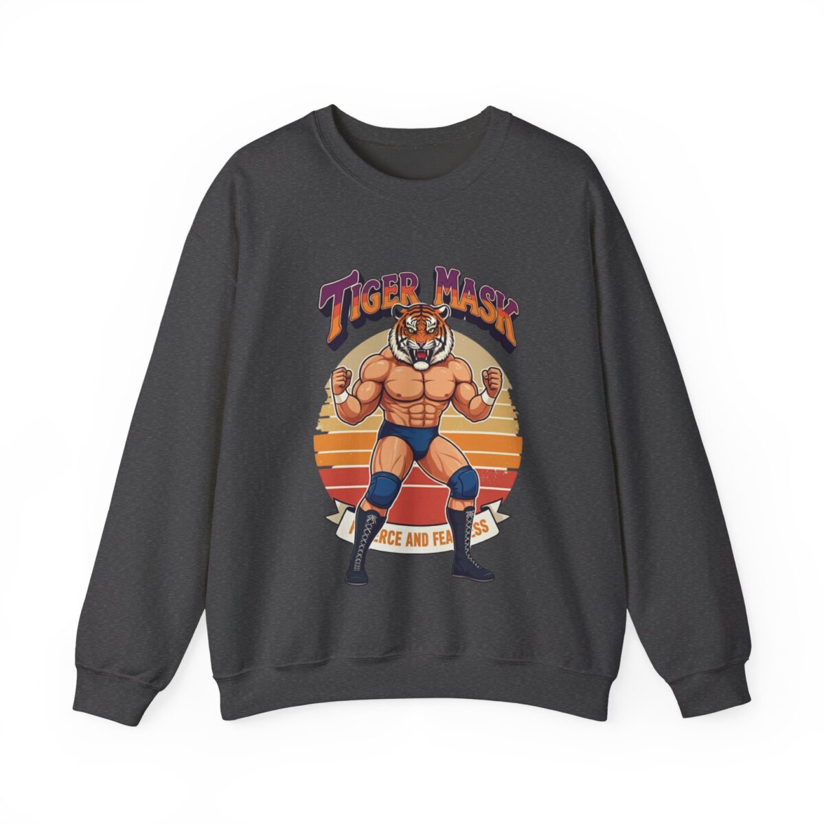 Tiger Mask Unisex Heavy Blend™ Crewneck Sweatshirt - Image 21