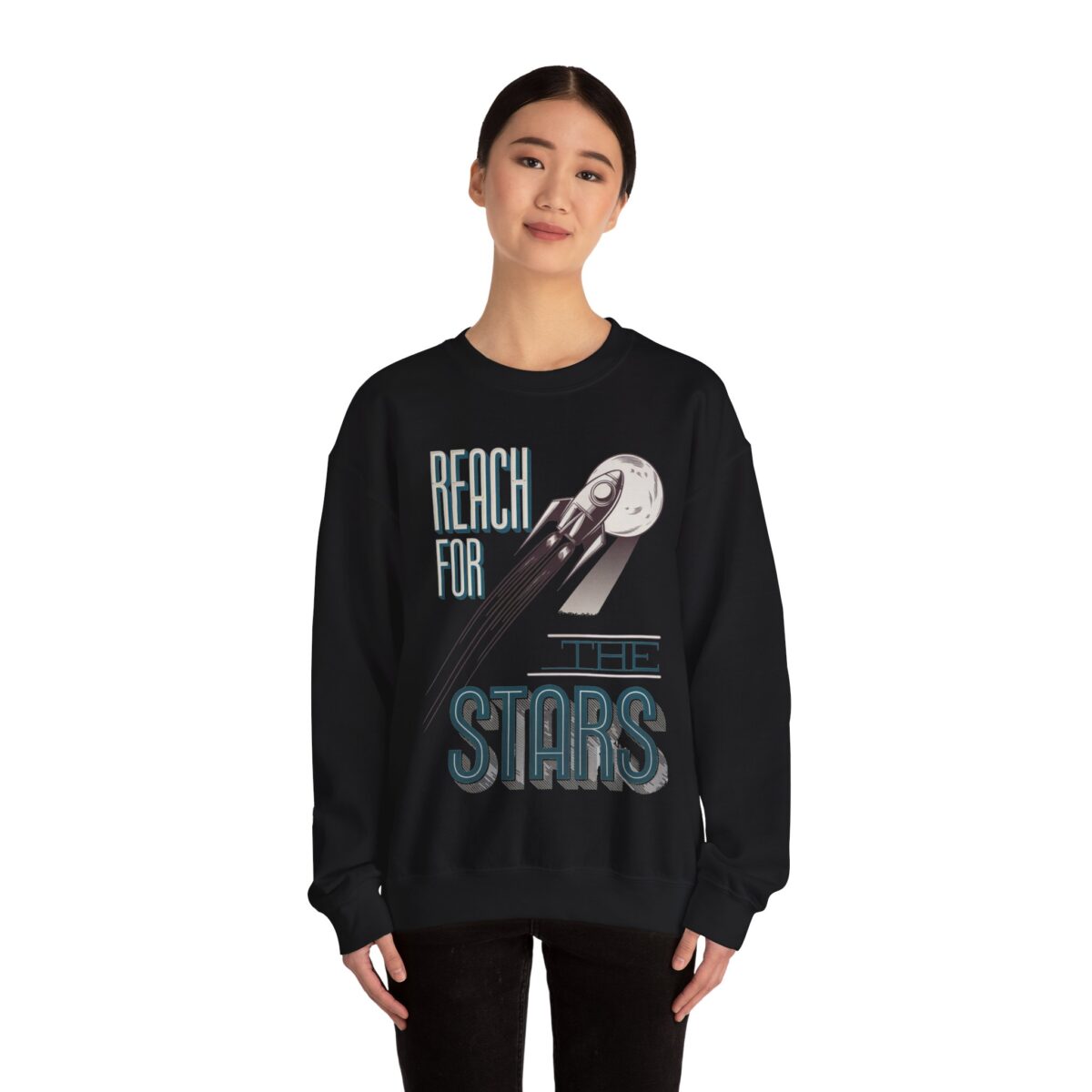 Reach for the stars Unisex Heavy Blend™ Crewneck Sweatshirt - Image 12