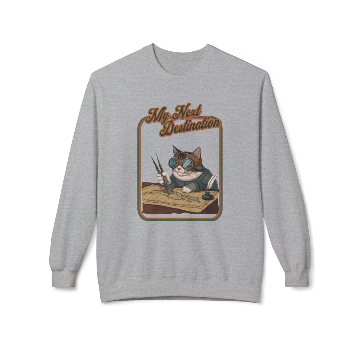 My next destintion Unisex Midweight Softstyle Fleece Crewneck Sweatshirt - Image 13