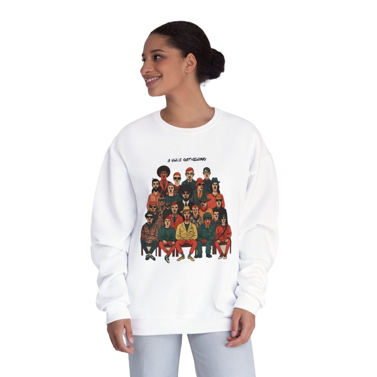 A bros gathering Unisex NuBlend® Crewneck Sweatshirt - Image 8