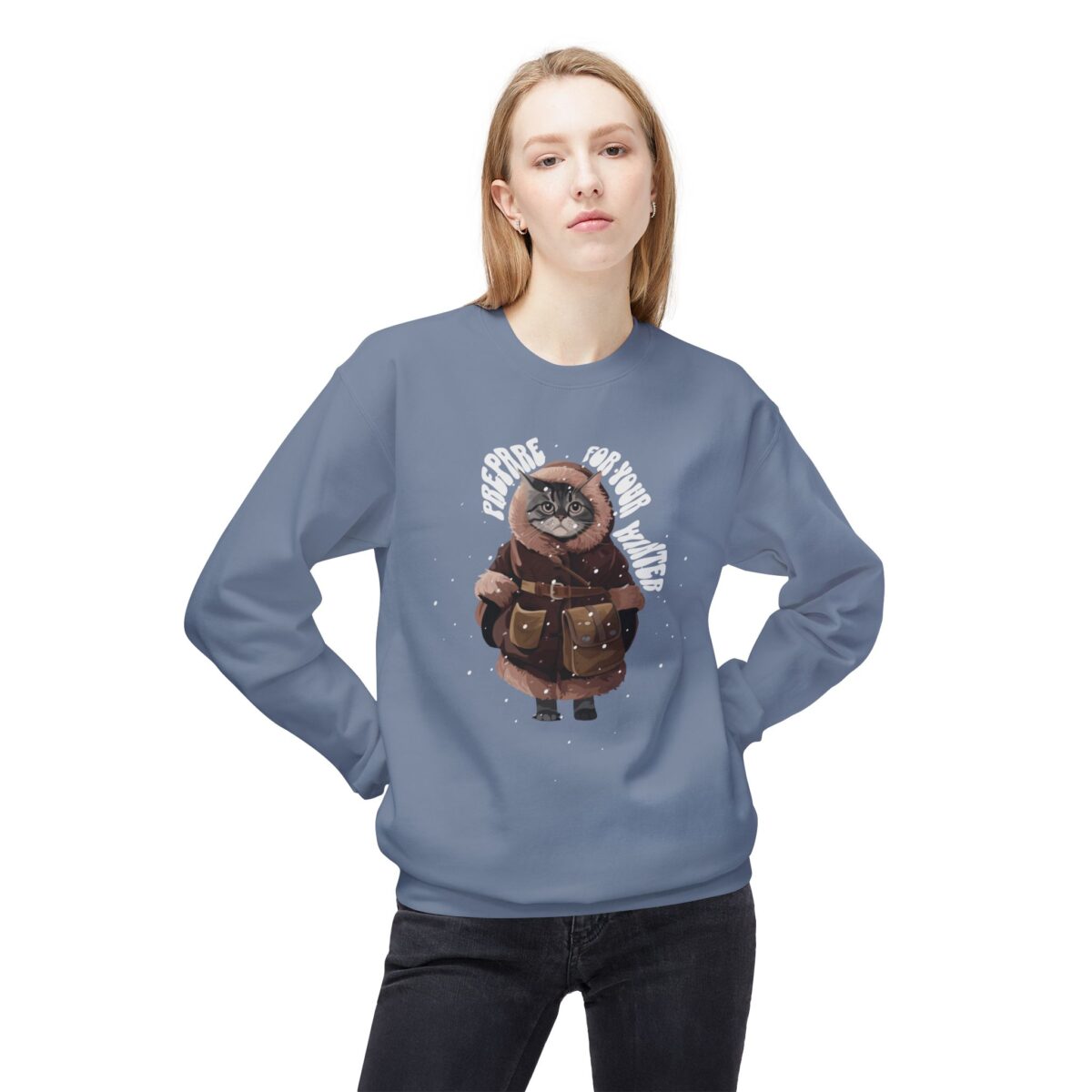 Prepare for your winter Unisex Midweight Softstyle Fleece Crewneck Sweatshirt - Image 31