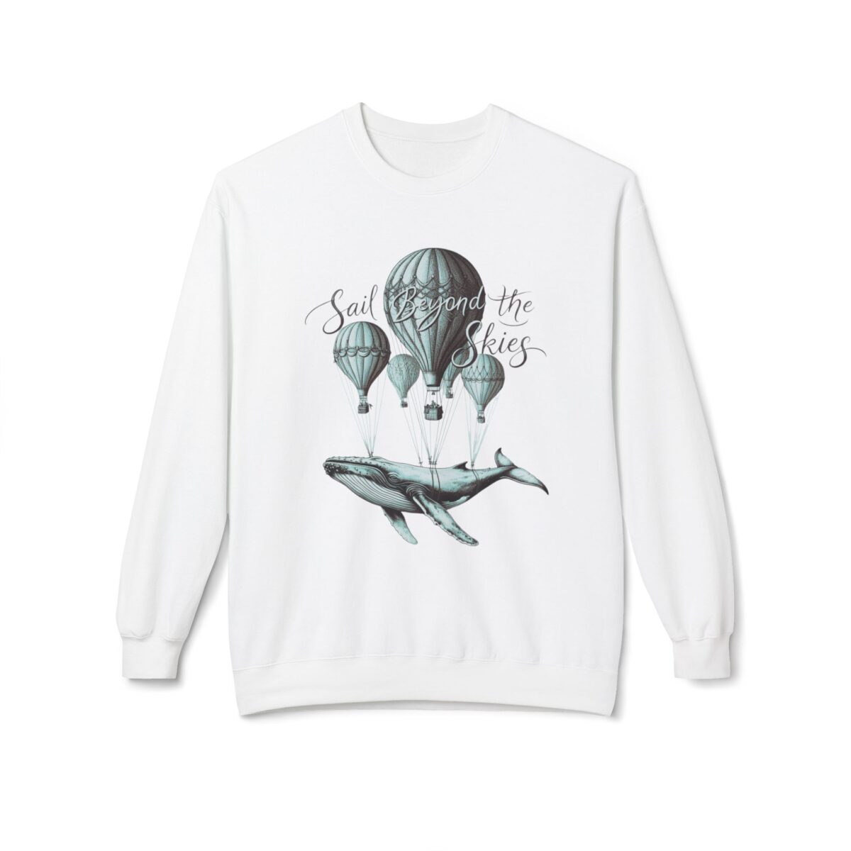 Sail Beyond the Skies Unisex Midweight Softstyle Fleece Crewneck Sweatshirt - Image 5