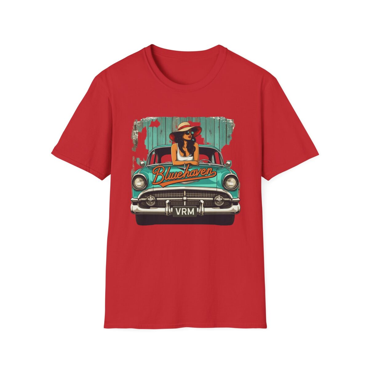Blue haven Unisex Softstyle T-Shirt - Image 49