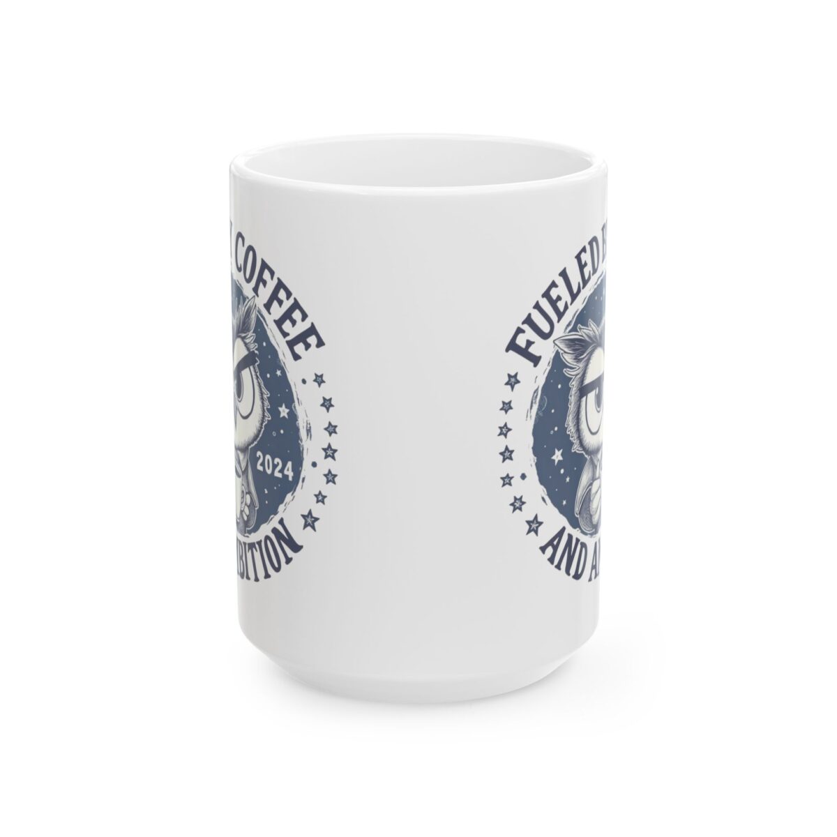 Filled by coffee Ceramic Mug, (11oz, 15oz) - Image 5