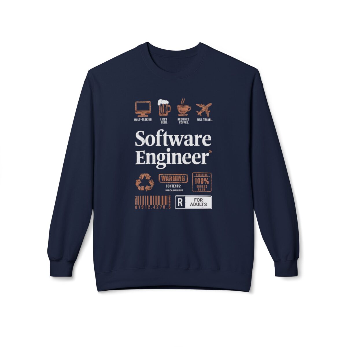 Software Engineer Unisex Midweight Softstyle Fleece Crewneck Sweatshirt