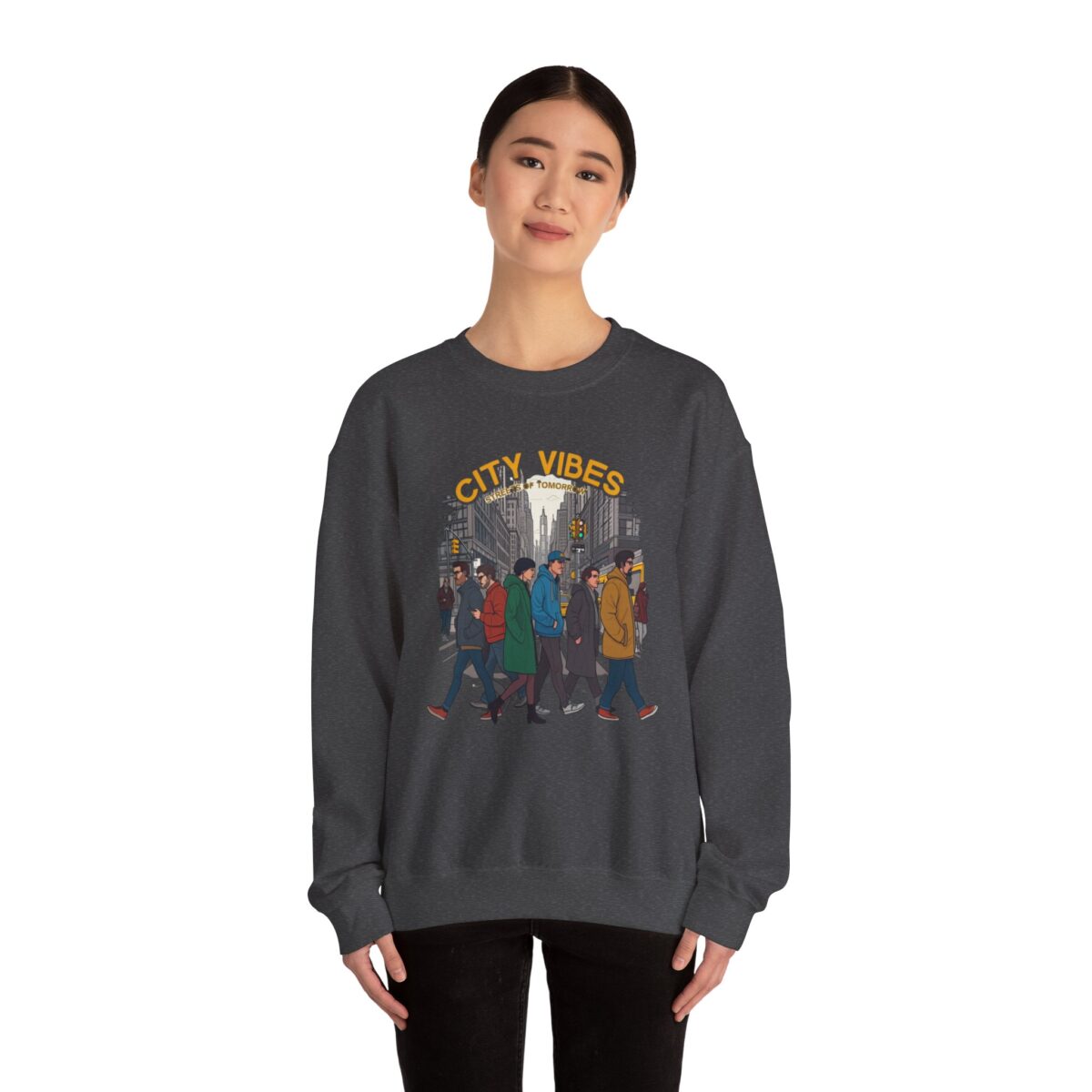 City vibes Unisex Heavy Blend™ Crewneck Sweatshirt - Image 28