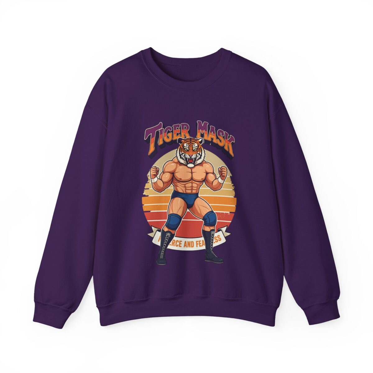 Tiger Mask Unisex Heavy Blend™ Crewneck Sweatshirt - Image 33
