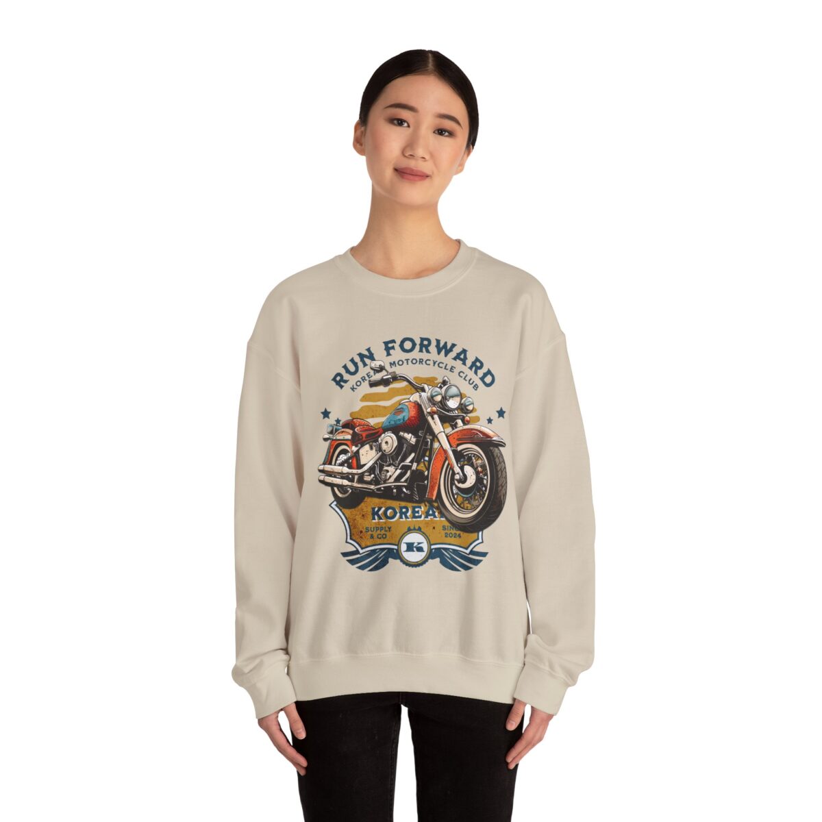 Run forward Unisex Heavy Blend™ Crewneck Sweatshirt - Image 20