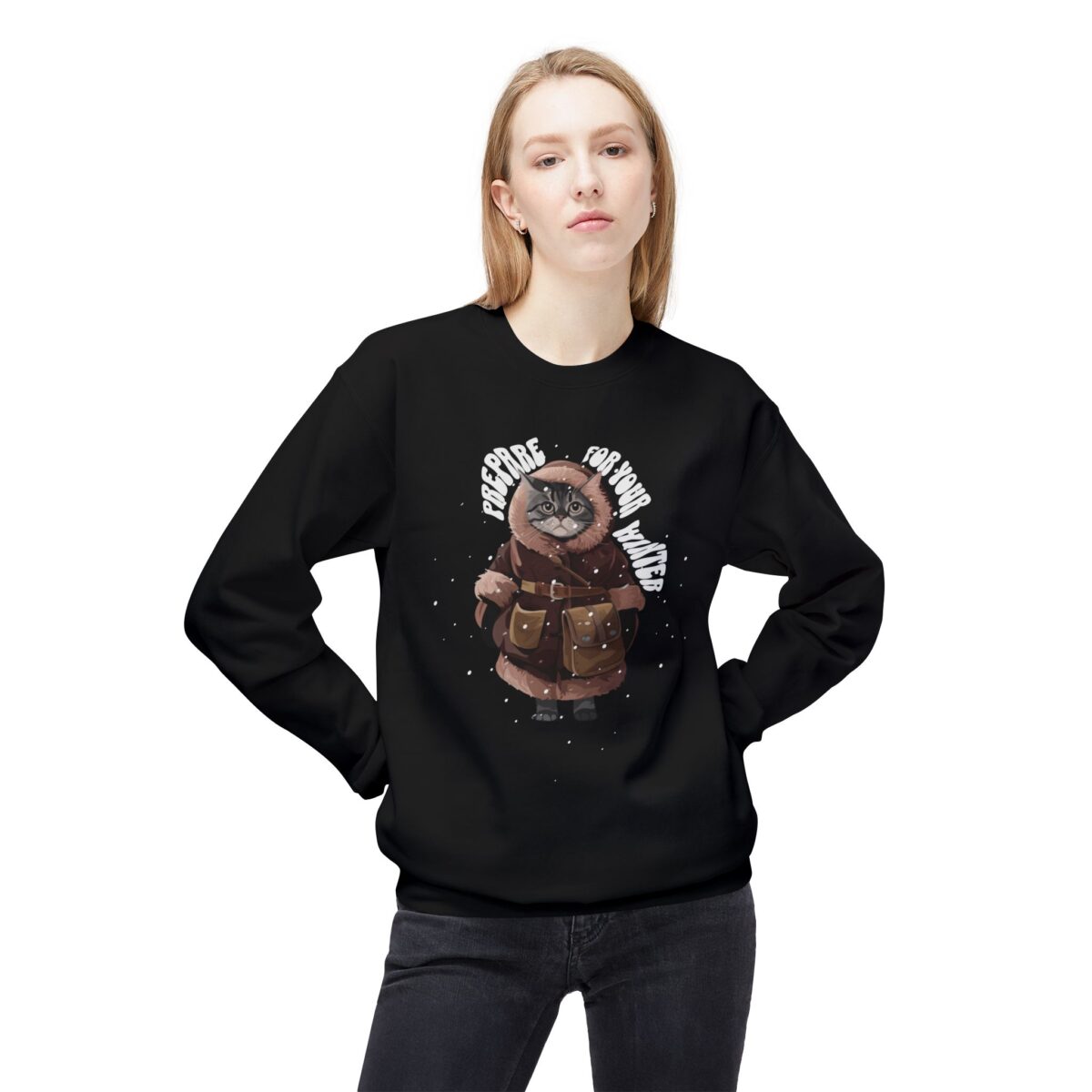 Prepare for your winter Unisex Midweight Softstyle Fleece Crewneck Sweatshirt - Image 7