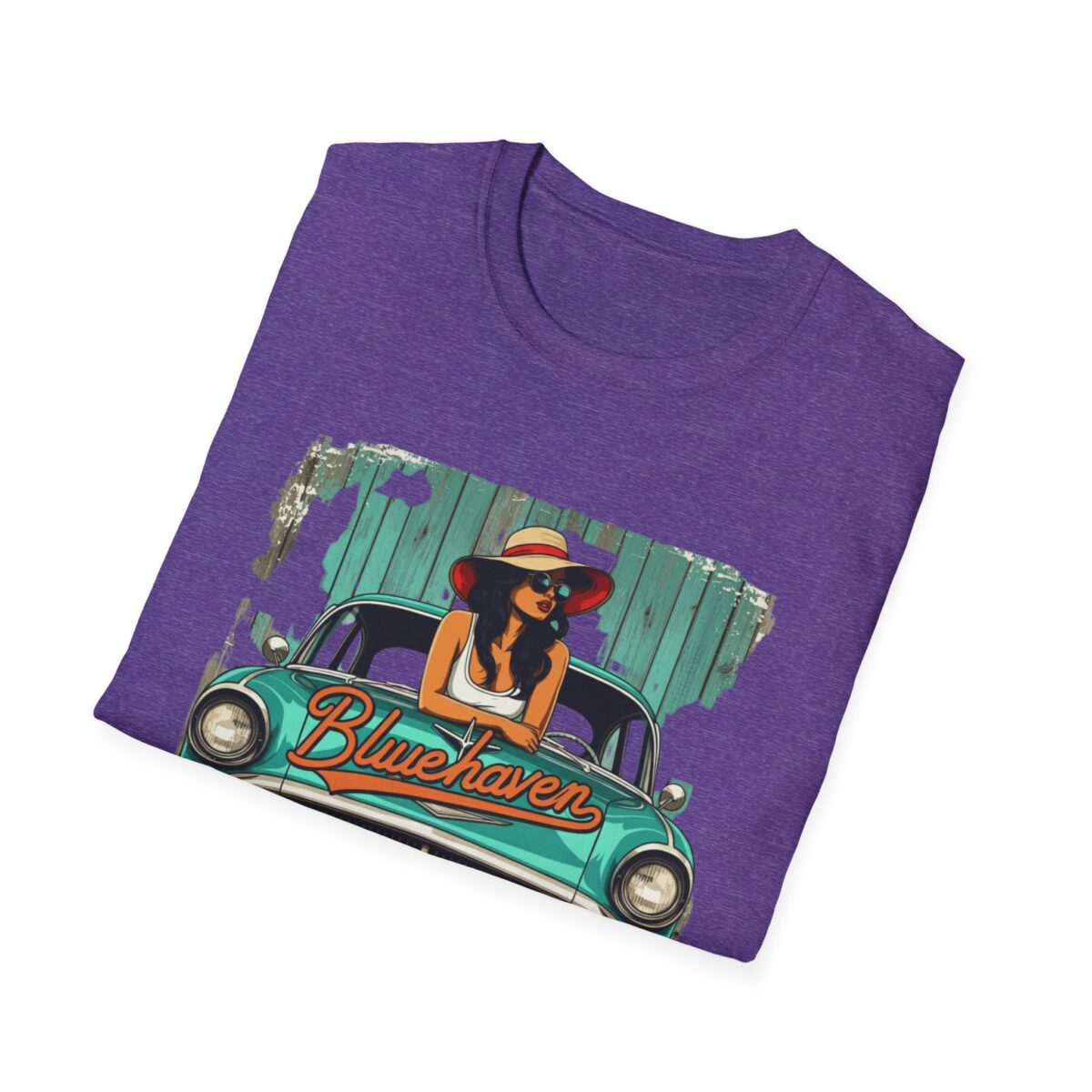 Blue haven Unisex Softstyle T-Shirt - Image 44