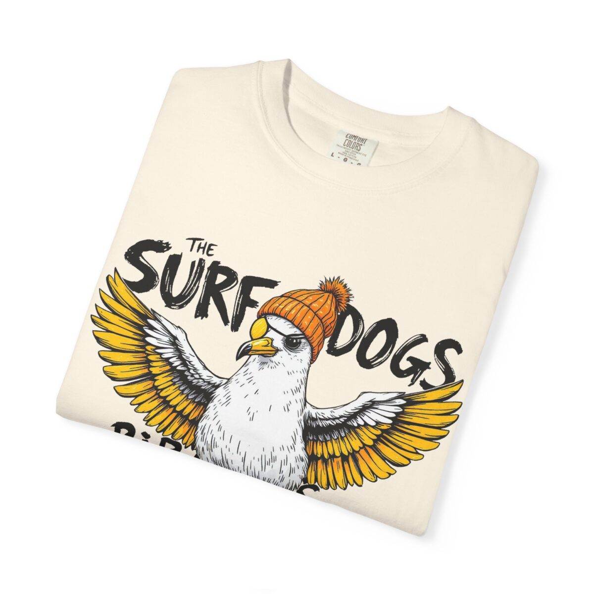 Surf Dogs Graphic T-Shirt for Animal Lovers - Unisex Garment-Dyed Tee - Image 7