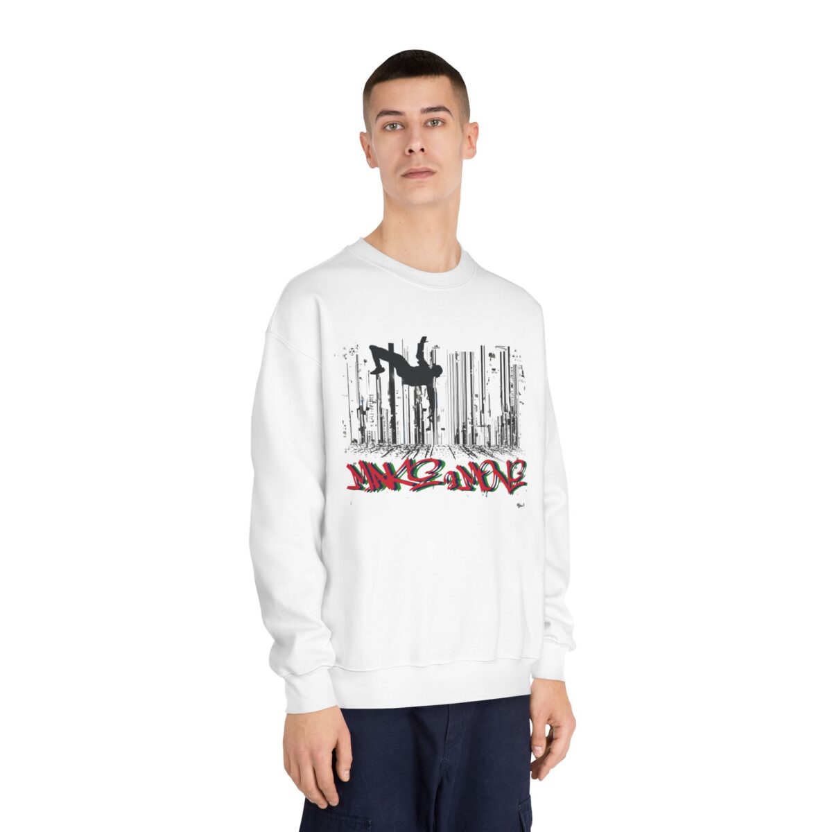 Make a move Unisex DryBlend® Crewneck Sweatshirt - Image 8