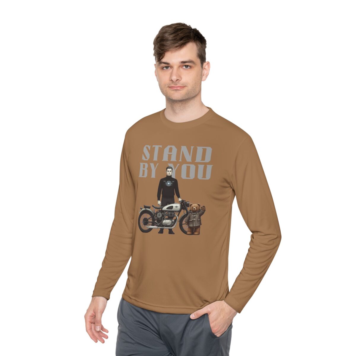 Stand by you Unisex Lightweight Long Sleeve Tee - Image 19