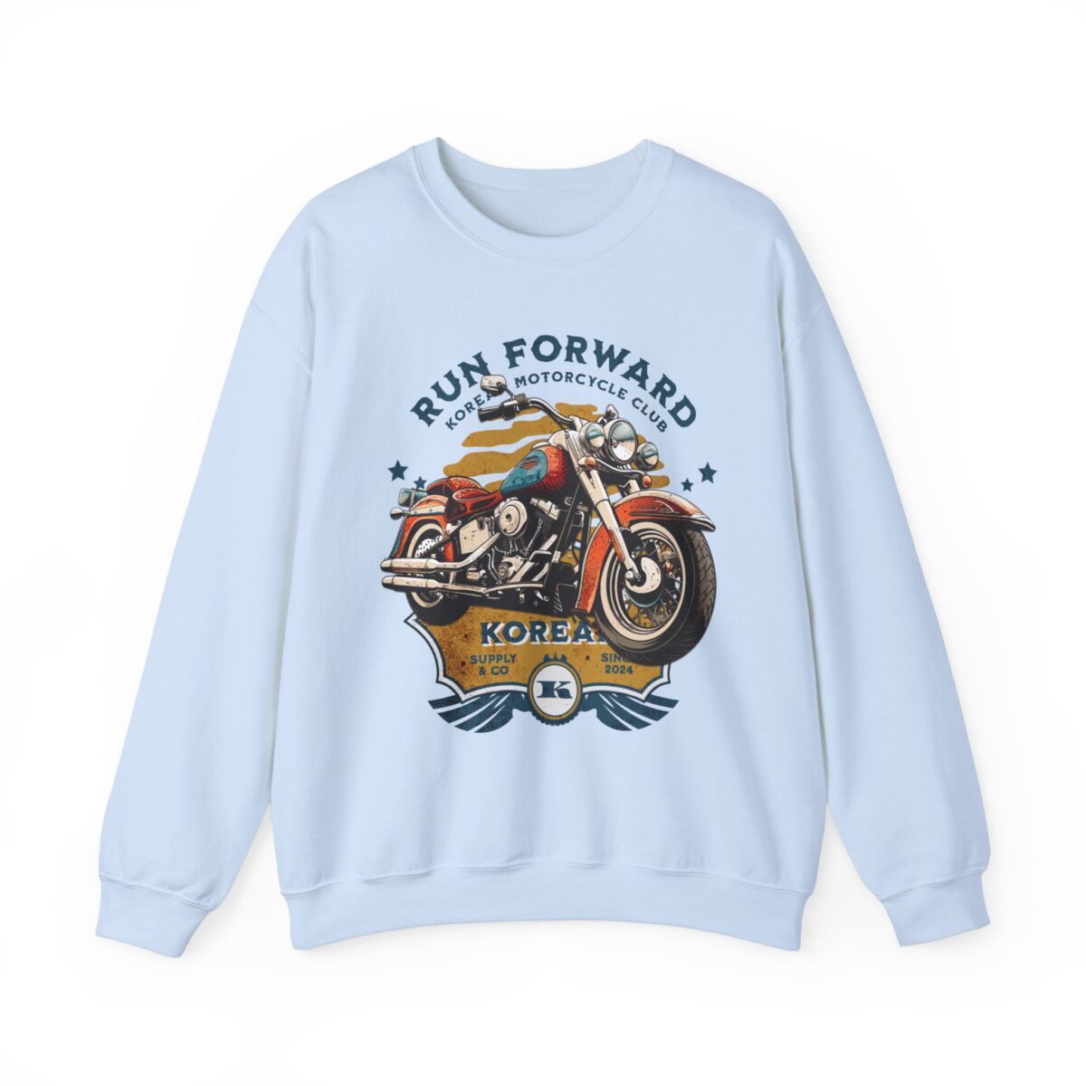 Run forward Unisex Heavy Blend™ Crewneck Sweatshirt