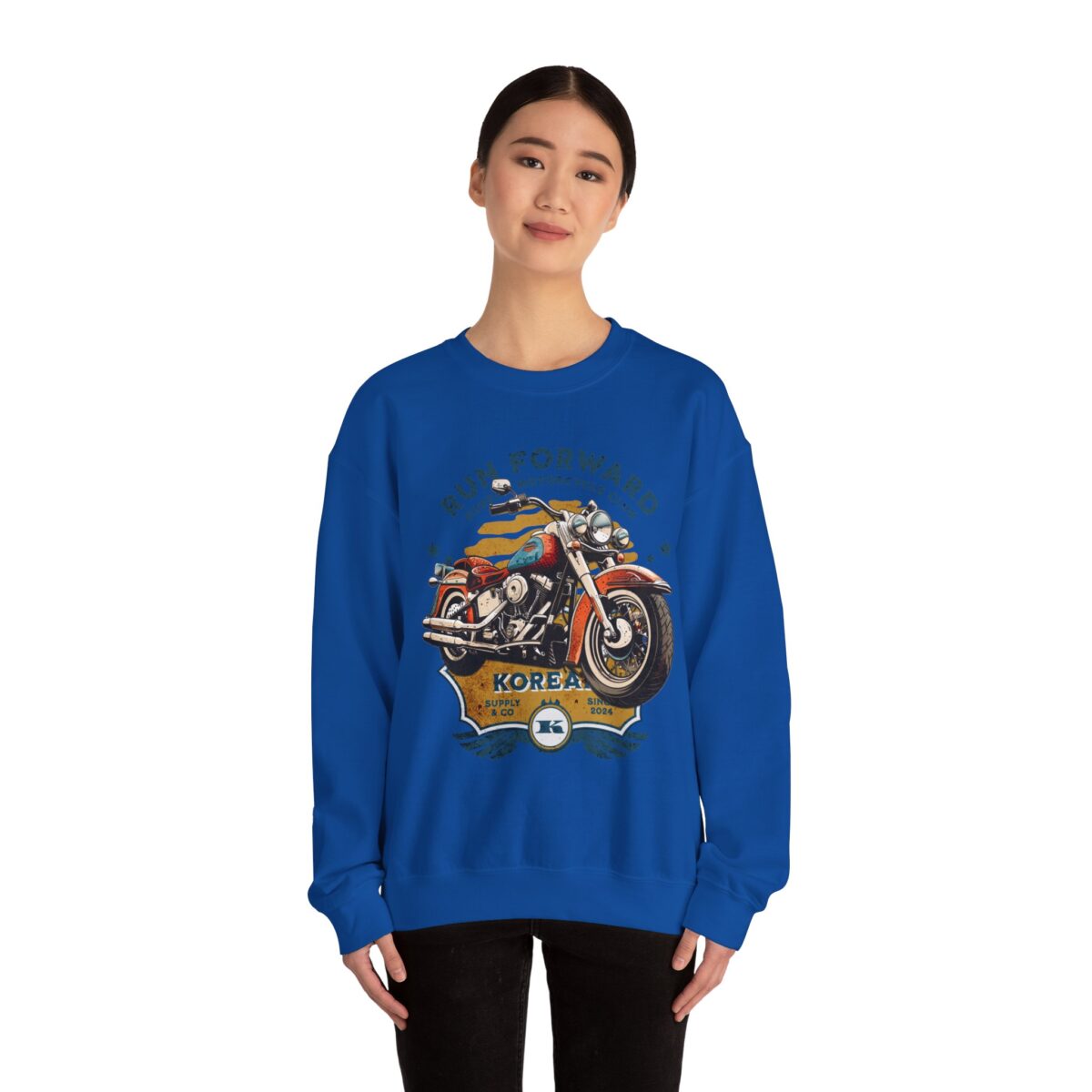 Run forward Unisex Heavy Blend™ Crewneck Sweatshirt - Image 52