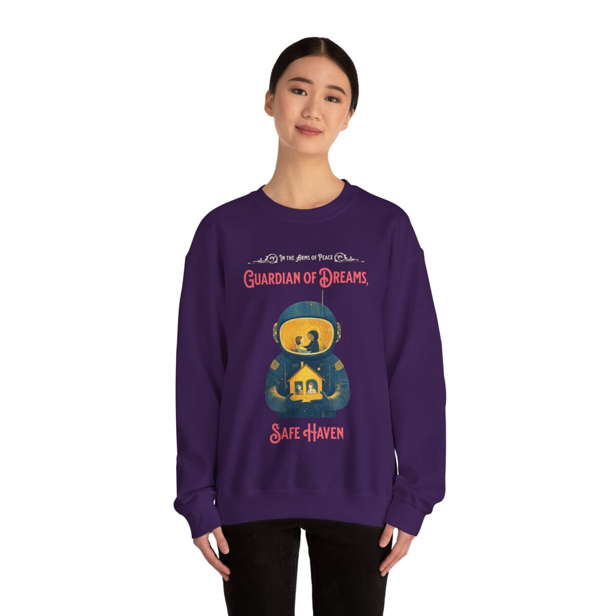 Safe heaven Unisex Heavy Blend™ Crewneck Sweatshirt - Image 4