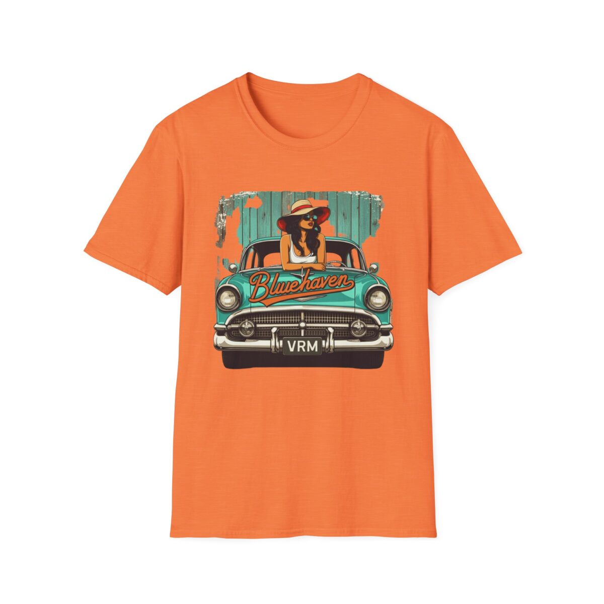 Blue haven Unisex Softstyle T-Shirt - Image 9